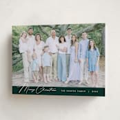 "Glamour" - Holiday Cards in Emerald by Nicoletta Savod - Folded Card