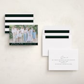 "Glamour" - Holiday Cards in Emerald by Nicoletta Savod - Assembled