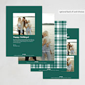 "Joyful Beauty" - Holiday Cards in Cranberry by Stacey Day - Back of Card Options
