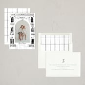 "Holiday Terrace" - Holiday Cards in Ink by Baumbirdy - Assembled