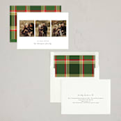 "Very Merry Trio" - Holiday Cards in Snow by Heather Cairl - Assembled