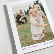 "Modern Border" - Holiday Cards in Candy Cane by Jessie Steury - Detail