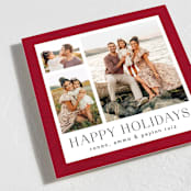 "Plaster" - Holiday Cards in Cherry Cordial by 2birdstone - Detail