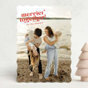"Very Merry Together" - Holiday Cards in Stocking by Megan Davis - Front