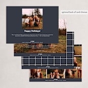 "Minimal Mod" - Holiday Cards in Night Sky by JoAnn Jinks - Back of Card Options