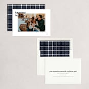 "Minimal Mod" - Holiday Cards in Night Sky by JoAnn Jinks - Assembled