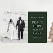 "Most of All" - Holiday Cards in Pine by Heather Cairl - Front