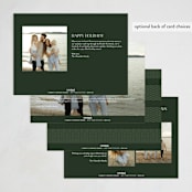 "Most of All" - Holiday Cards in Pine by Heather Cairl - Back of Card Options
