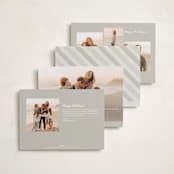 "Globetrotting Greetings" - Holiday Cards in Eggnog by Randi Cirelli - Back of Card Options
