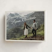 "Globetrotting Greetings" - Holiday Cards in Eggnog by Randi Cirelli - Folded Card