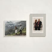 "Globetrotting Greetings" - Holiday Cards in Eggnog by Randi Cirelli - Photo Orientation Options