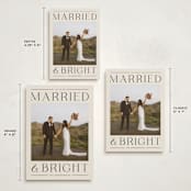 "Happy Headlines" - Holiday Cards in Licorice by Ekko Studio - Formats Available