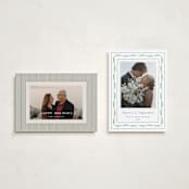 "Nostalgic Ribbon Border" - Holiday Cards in Elf Shoes by Erika Firm - Photo Orientation Options