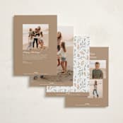 "Sedgwick" - Holiday Cards in Snow by Jennifer Wick - Back of Card Options