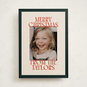 "Cheerful Stack" - Holiday Cards in Mistletoe by Ekko Studio - Front