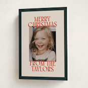 "Cheerful Stack" - Holiday Cards in Mistletoe by Ekko Studio - Folded Card