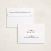 "Cheerful Stack" - Holiday Cards in Mistletoe by Ekko Studio - FREE Recipient Addressing
