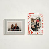 "Peppermint Flavor" - Holiday Cards in Peppermint by Oscar and Emma - Karly Depew - Photo Orientation Options