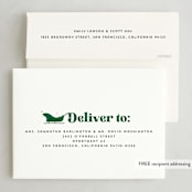 "Sleighing It" - Holiday Cards in Elf by Corinne Malesic - FREE Recipient Addressing