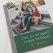 "Us Again" - Holiday Cards in Pine by Robert and Stella - Detail