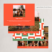 "Triple Ho" - Holiday Cards in Peppermint by Geraldine Sales - Back of Card Options