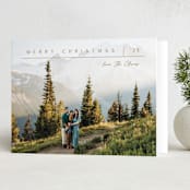 "Off the Grid" - Holiday Cards in Butterscotch by Carolyn MacLaren - Folded Card