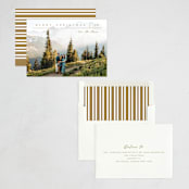 "Off the Grid" - Holiday Cards in Butterscotch by Carolyn MacLaren - Assembled