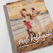 "A Very Mele Kalikimaka" - Holiday Cards in Snow by Elsa Duncan - Detail