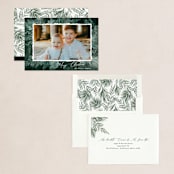 "Textured Pines" - Holiday Cards in Pine by Alethea and Ruth - Assembled