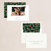 "Textured Wishes" - Holiday Cards in Elf Shoes by Ally Madison - Assembled