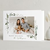 "Holiday Botanical" - Holiday Cards in Balsam by Susan Moyal - Folded Card