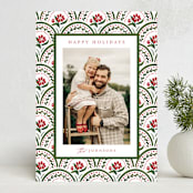 "Tapestry Holiday" - Holiday Cards in Snow by Chris Griffith - Front