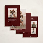 "Highland Holiday" - Holiday Cards in Antique by Olivia Kanaley Inman - Back of Card Options