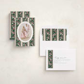 "Holiday Garland Ribbon" - Holiday Cards in Gumdrop by Jackie Crawford - Assembled