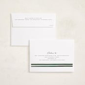 "Vintage Stripes" - Holiday Cards in Pine Needle by Teju Reval - FREE Recipient Addressing