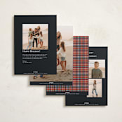 "Angelina" - Holiday Cards in Licorice by Pati Cascino - Back of Card Options