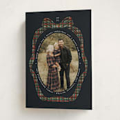 "Angelina" - Holiday Cards in Licorice by Pati Cascino - Folded Card