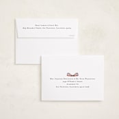 "Angelina" - Holiday Cards in Licorice by Pati Cascino - FREE Recipient Addressing