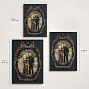 "Angelina" - Holiday Cards in Licorice by Pati Cascino - Formats Available