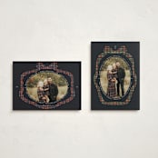 "Angelina" - Holiday Cards in Licorice by Pati Cascino - Photo Orientation Options