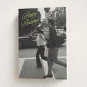 "neon vintage" - Holiday Cards in Mistletoe Glow by JoAnn Jinks - Folded Card