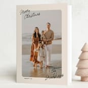 "Analogue" - Holiday Cards in Pudding by Creo Study - Folded Card