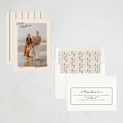 "Analogue" - Holiday Cards in Pudding by Creo Study - Assembled