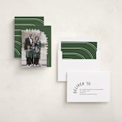 "Curve" - Holiday Cards in Pine by Brianne Larsen - Assembled