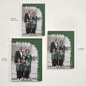 "Curve" - Holiday Cards in Pine by Brianne Larsen - Formats Available