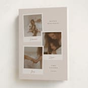 "polaroid trio" - Holiday Cards in Cookie Dough by Adelyn T. - Folded Card