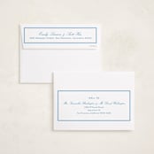 "Galerie" - Holiday Cards in Lake by Megan Davis - FREE Recipient Addressing