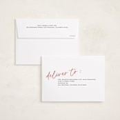 "Off the Grid" - Holiday Cards in Candied Apple by Annie Clark - FREE Recipient Addressing