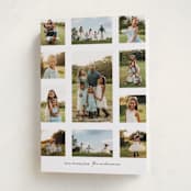 "Holiday Yearbook" - Holiday Cards in Snow by Angela Garrick - Folded Card