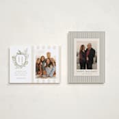 "Tis the Sea-Sun" - Holiday Cards in Sage by Oscar and Emma - Karly Depew - Photo Orientation Options